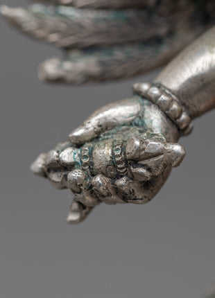 Vajrakilaya Consort Statue | Silver Plated Statue