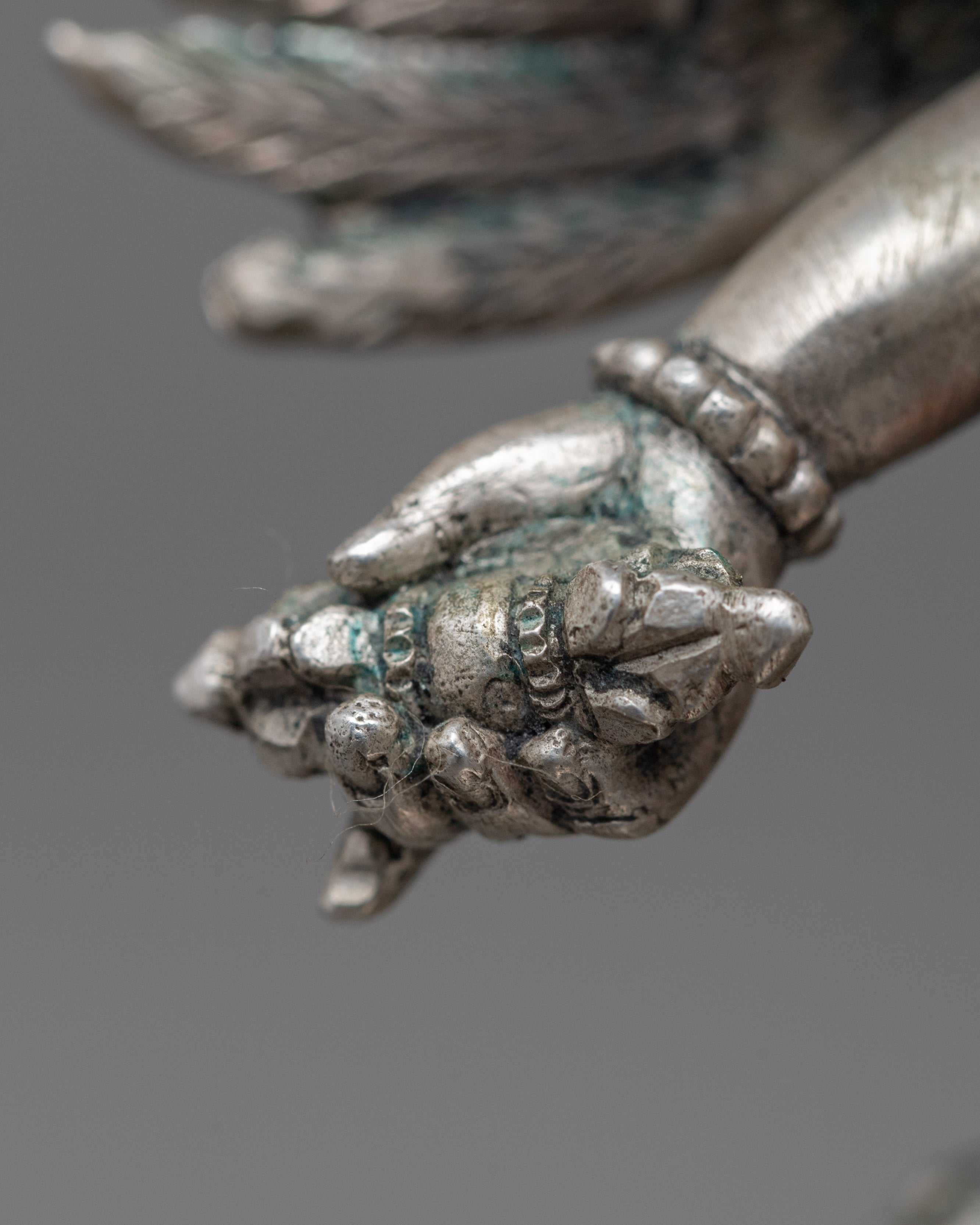 Vajrakilaya Consort Statue | Silver Plated Statue