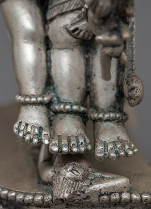 Vajrakilaya Consort Statue | Silver Plated Statue
