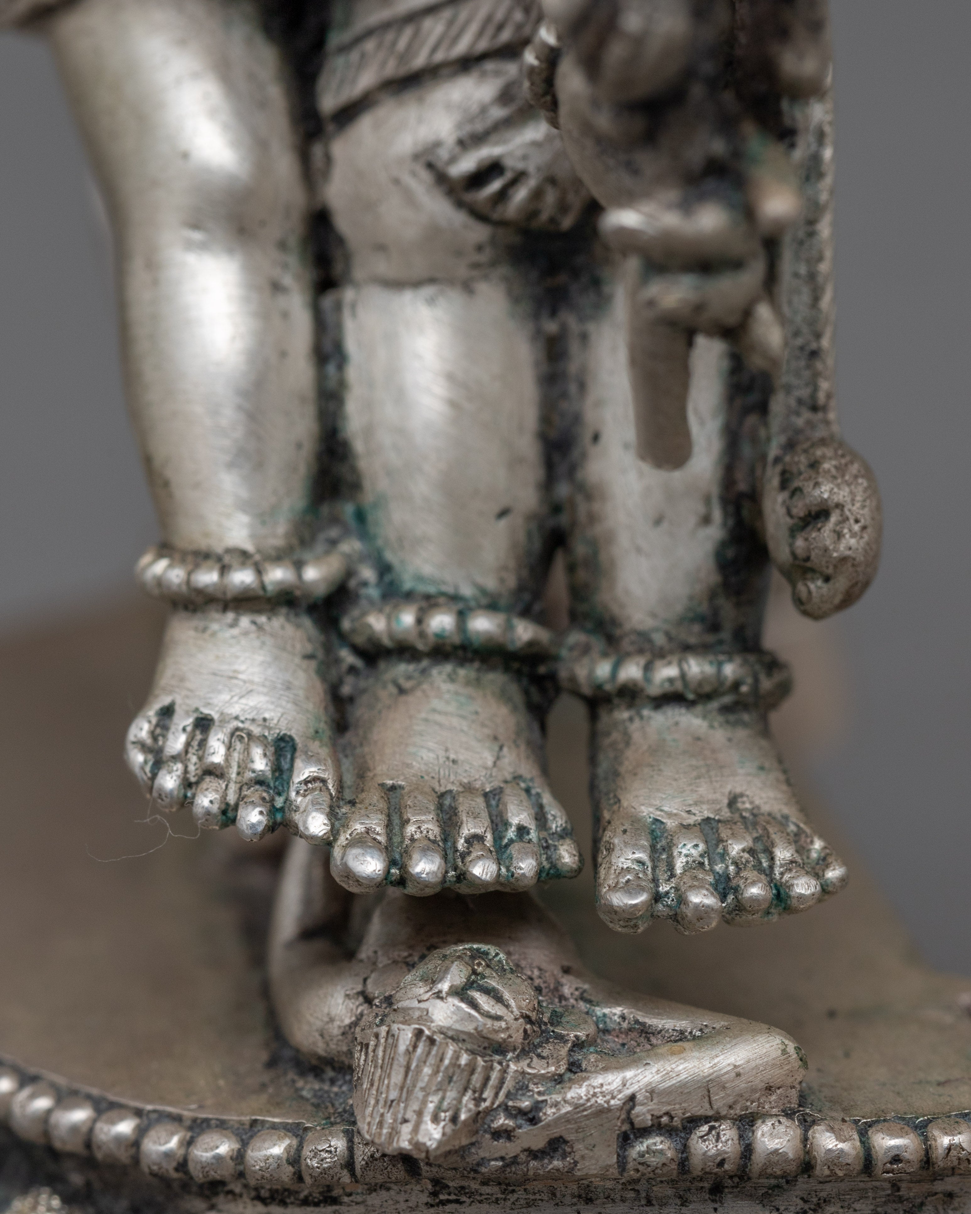 Vajrakilaya Consort Statue | Silver Plated Statue