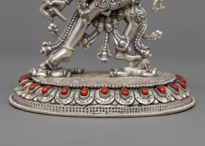 12 Armed Chakrasamvara Statue with Consort | Himalayan Art Work