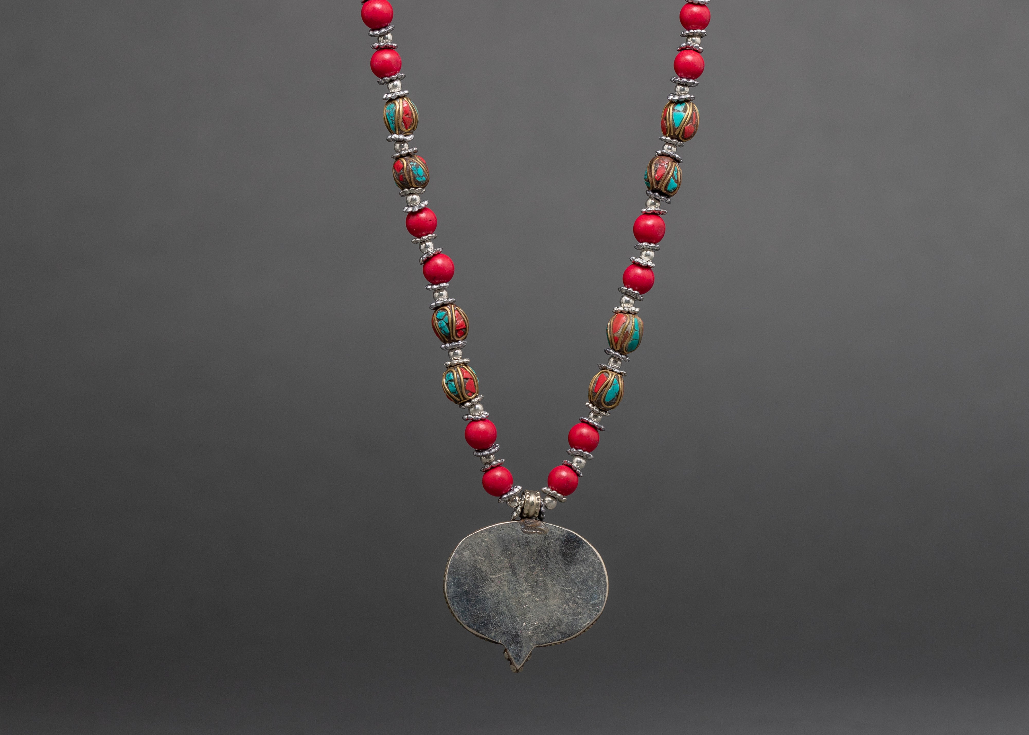 Tibetan Charm Necklace | Buddhist Locket