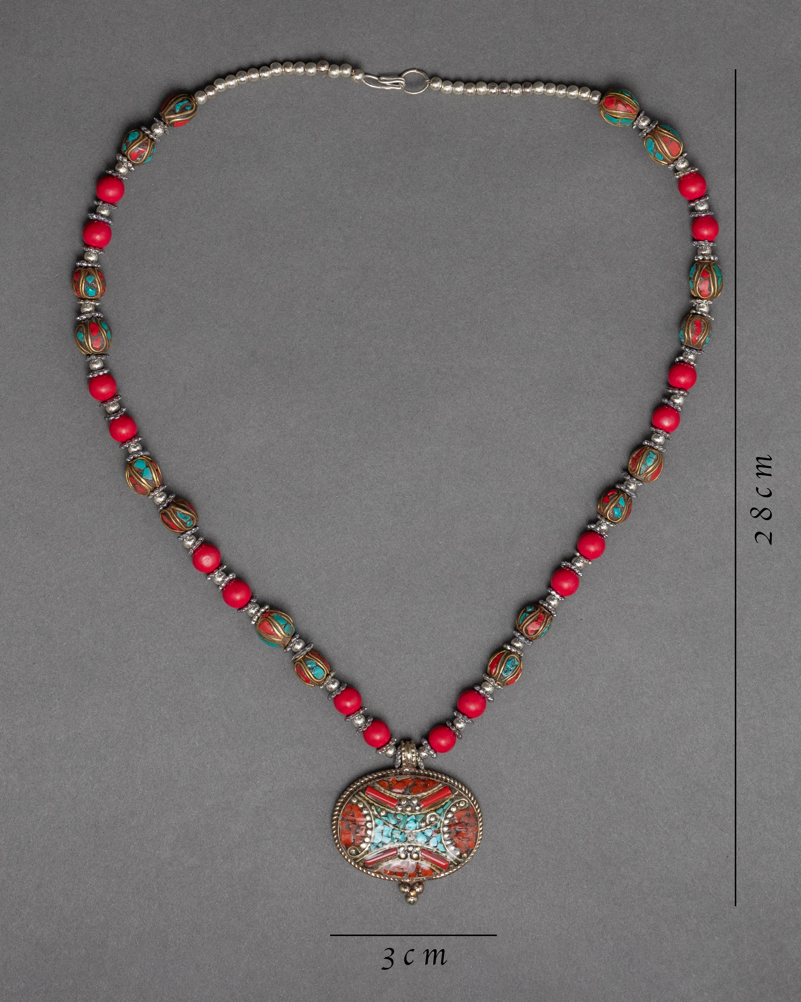 Tibetan Charm Necklace | Buddhist Locket