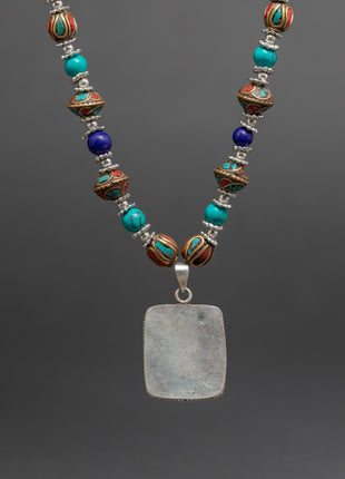 Mantra Crafted Locket | Buddhist Pendent