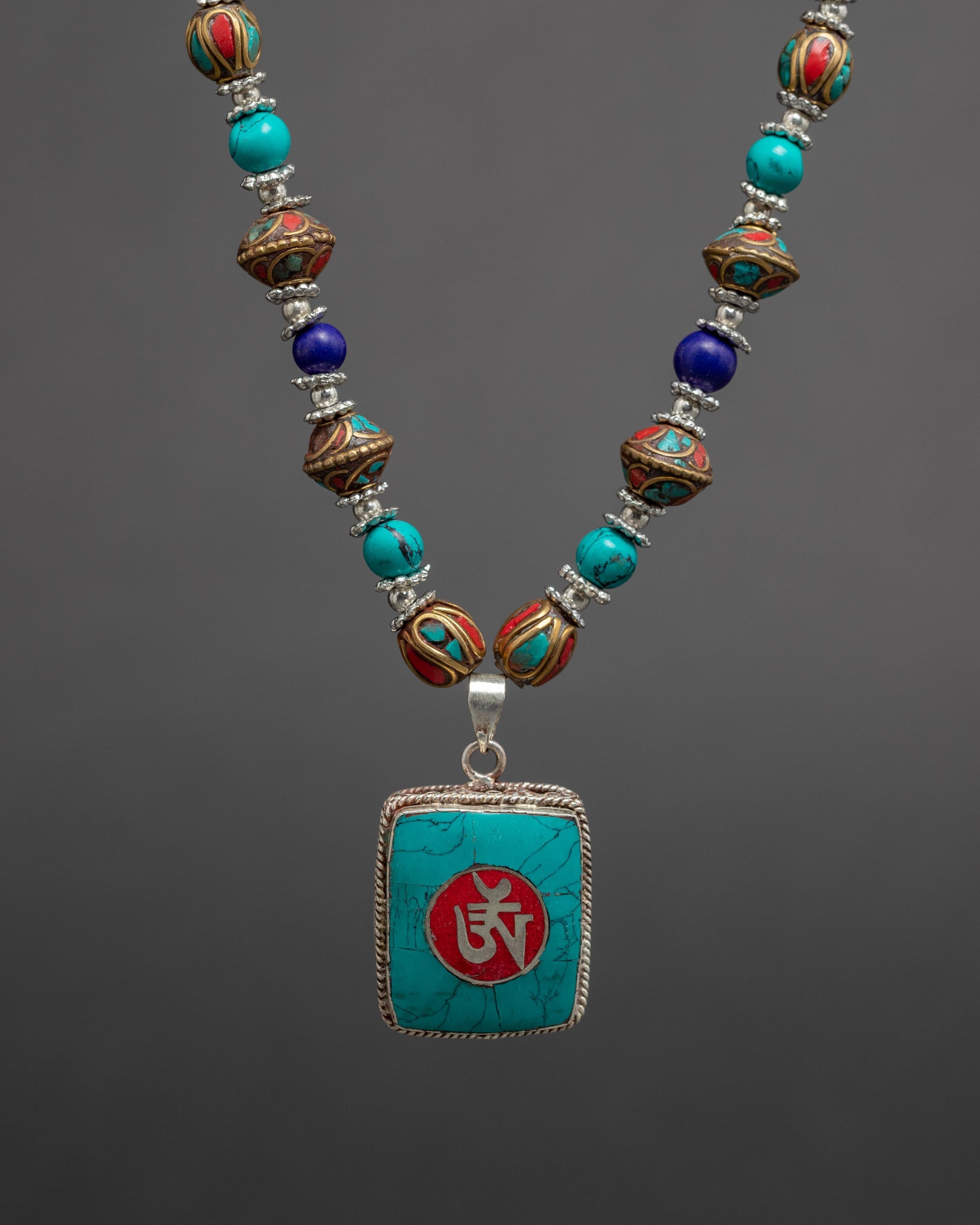 Mantra Crafted Locket | Buddhist Pendent