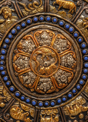 Zodiac Calander Mandala | Wheel Of life