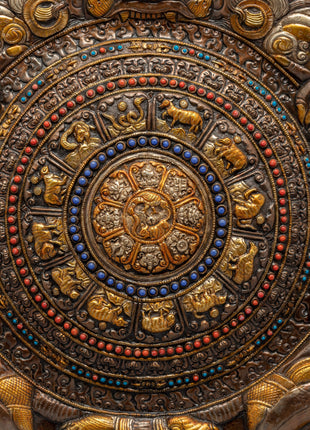 Zodiac Calander Mandala | Wheel Of life
