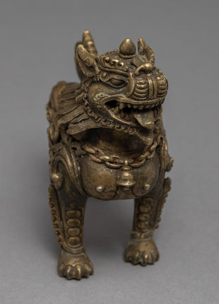 Handcrafted Traditional Lion Set | Tibetan Singa Set for Home Decor and Spiritual Gifts