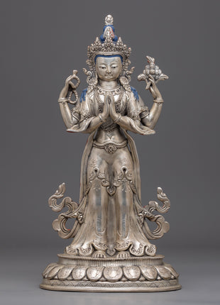 Standing Chenrezig Statue 