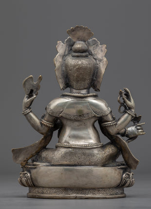 Traditional Ganesha Garden Statue | Buddhist Deity Vināyaka For Home Decor