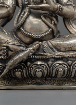 Traditional Ganesha Garden Statue | Buddhist Deity Vināyaka For Home Decor