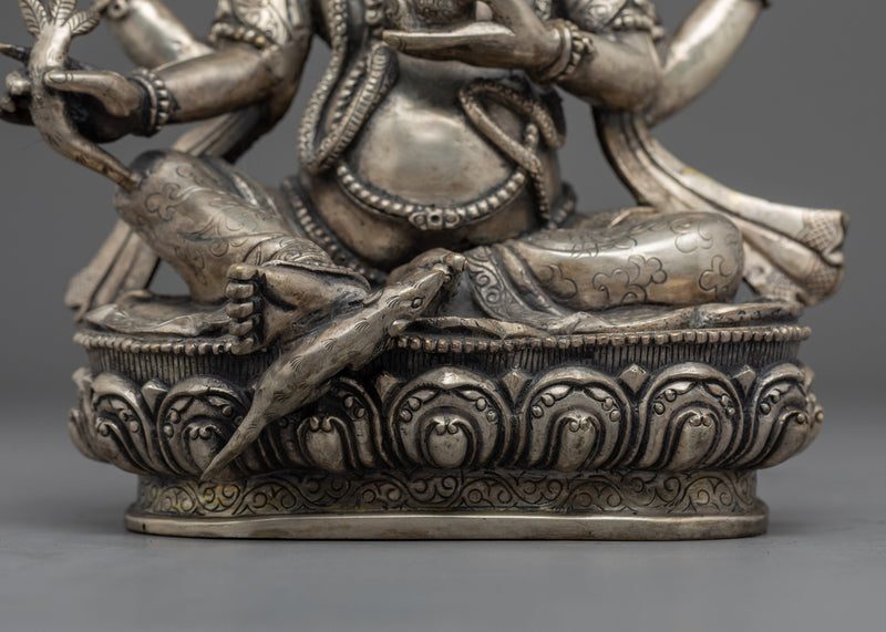 Traditional Ganesha Garden Statue | Buddhist Deity Vināyaka For Home Decor