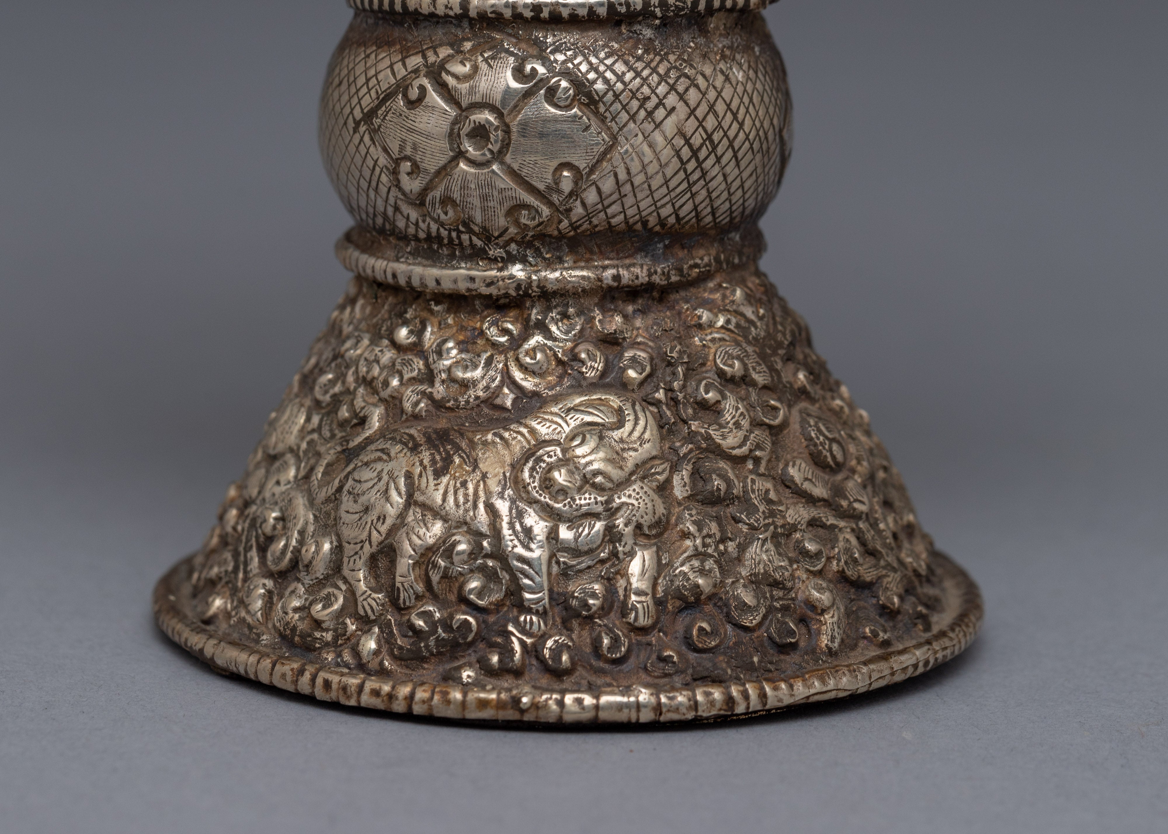 Mahakala Silver Stamp | Home Decor