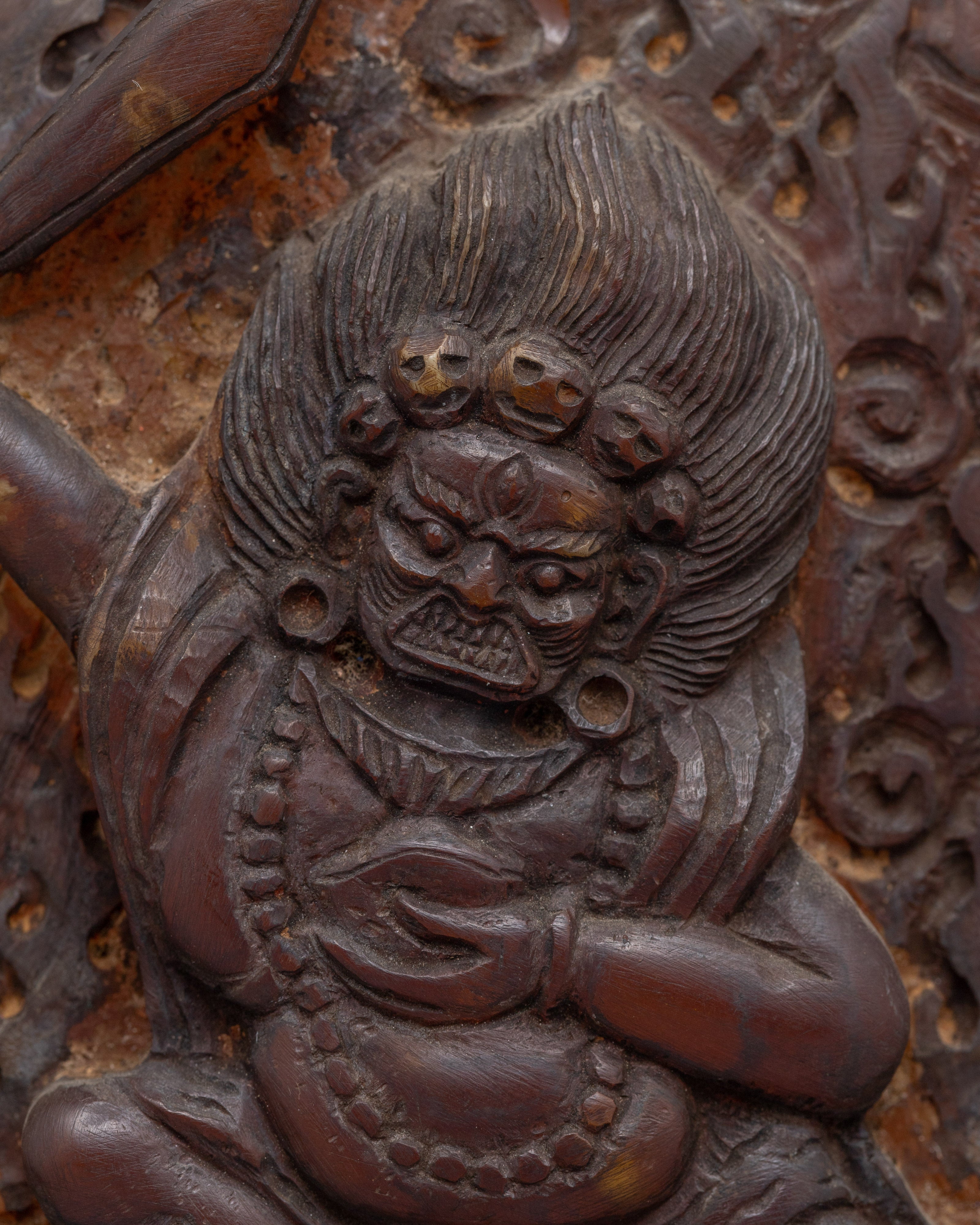 Mahakala Silver Stamp | Home Decor