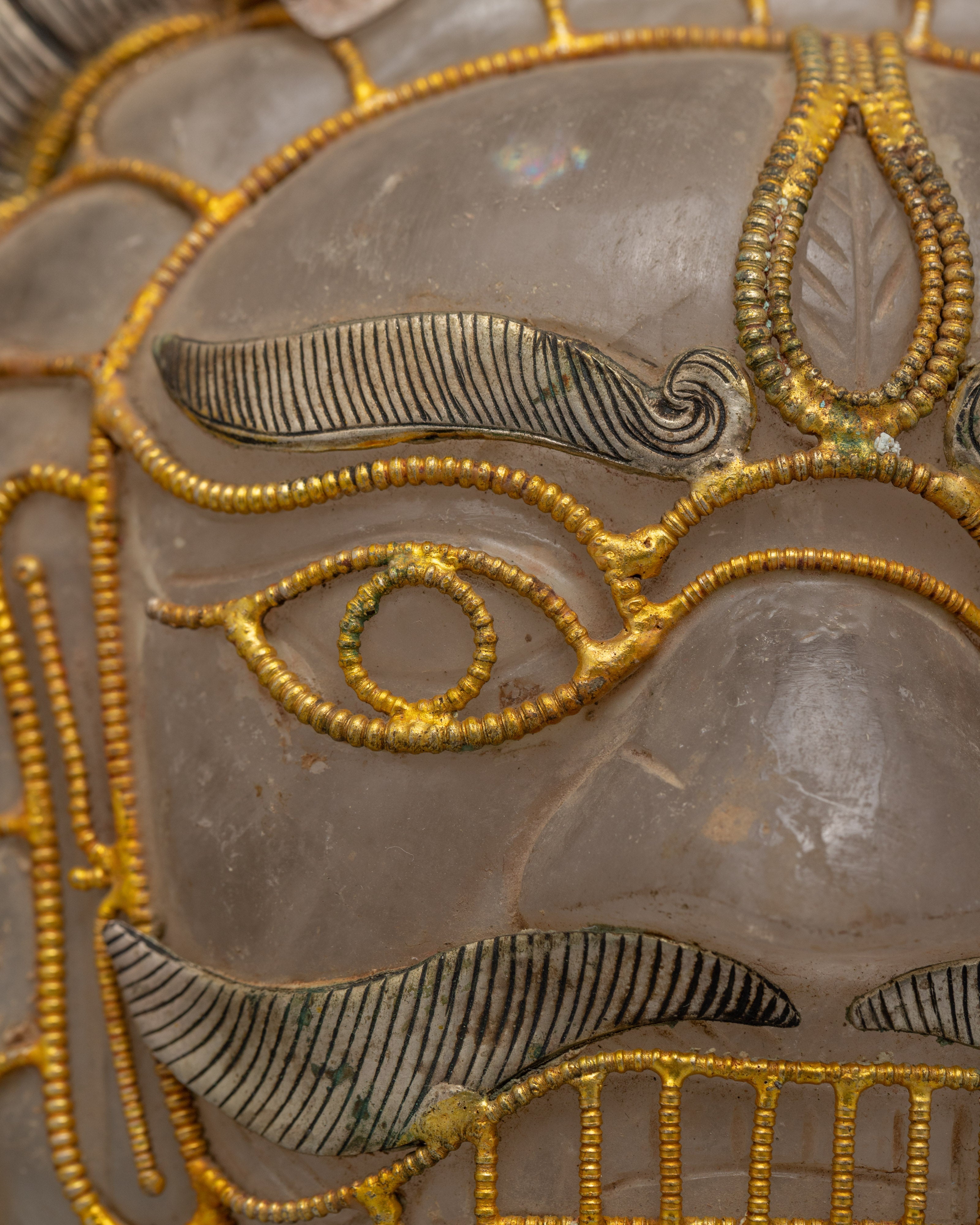 Surya Dev Crystal Face | Wall Hanging