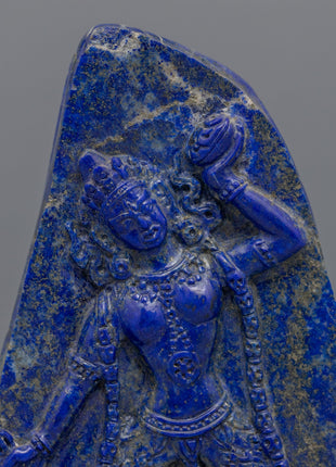 Hand-Carved Lapis Yogini | Tantric Buddhism