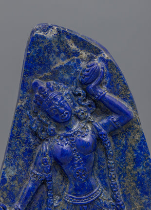 Hand-Carved Lapis Yogini | Tantric Buddhism