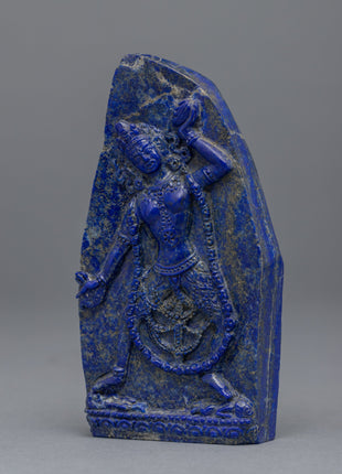 Hand-Carved Lapis Yogini | Tantric Buddhism