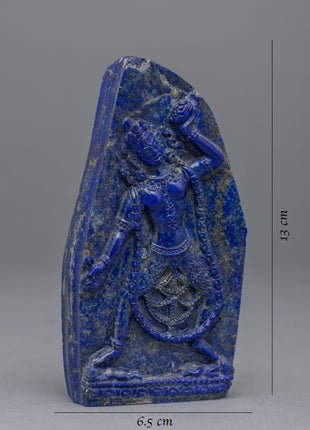 Hand-Carved Lapis Yogini | Tantric Buddhism
