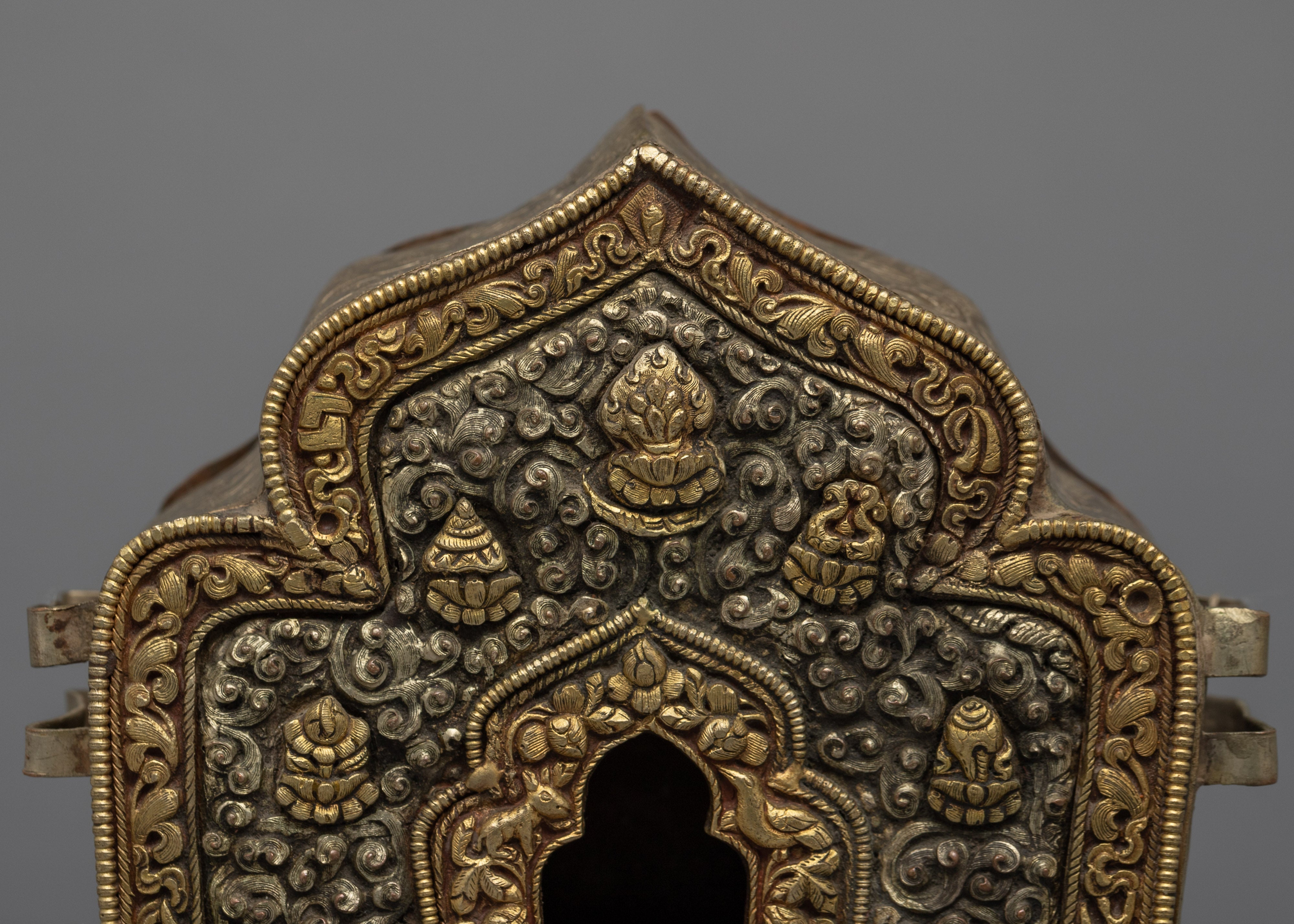 Buddhist Gahu Box | Handmade Nepalese Craft