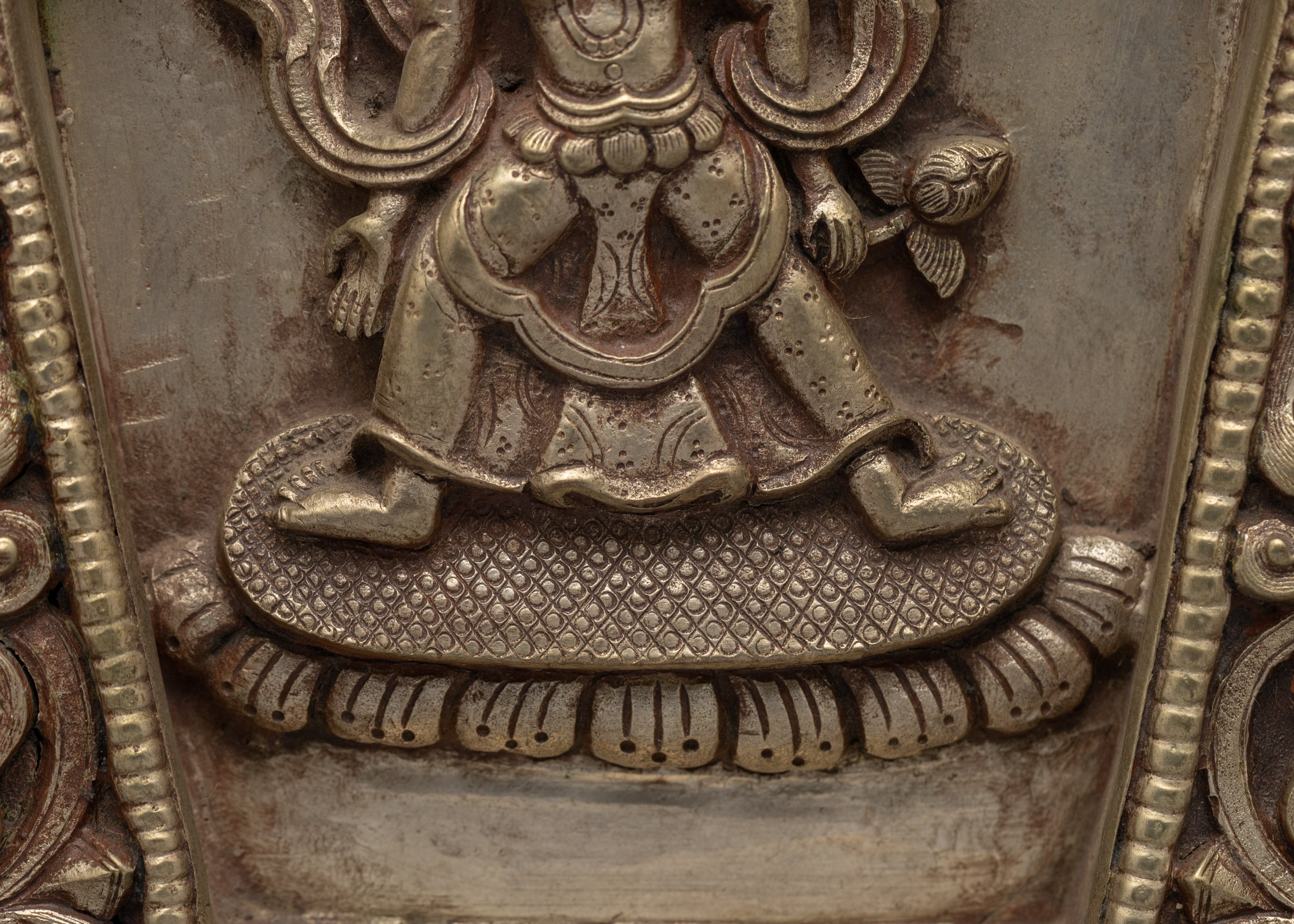 Tibetan Ghau Prayer Box | Handmade Nepalese Artwork