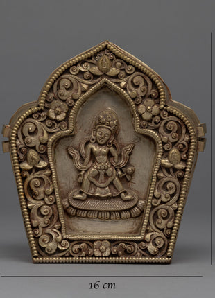 Tibetan Ghau Prayer Box | Handmade Nepalese Artwork