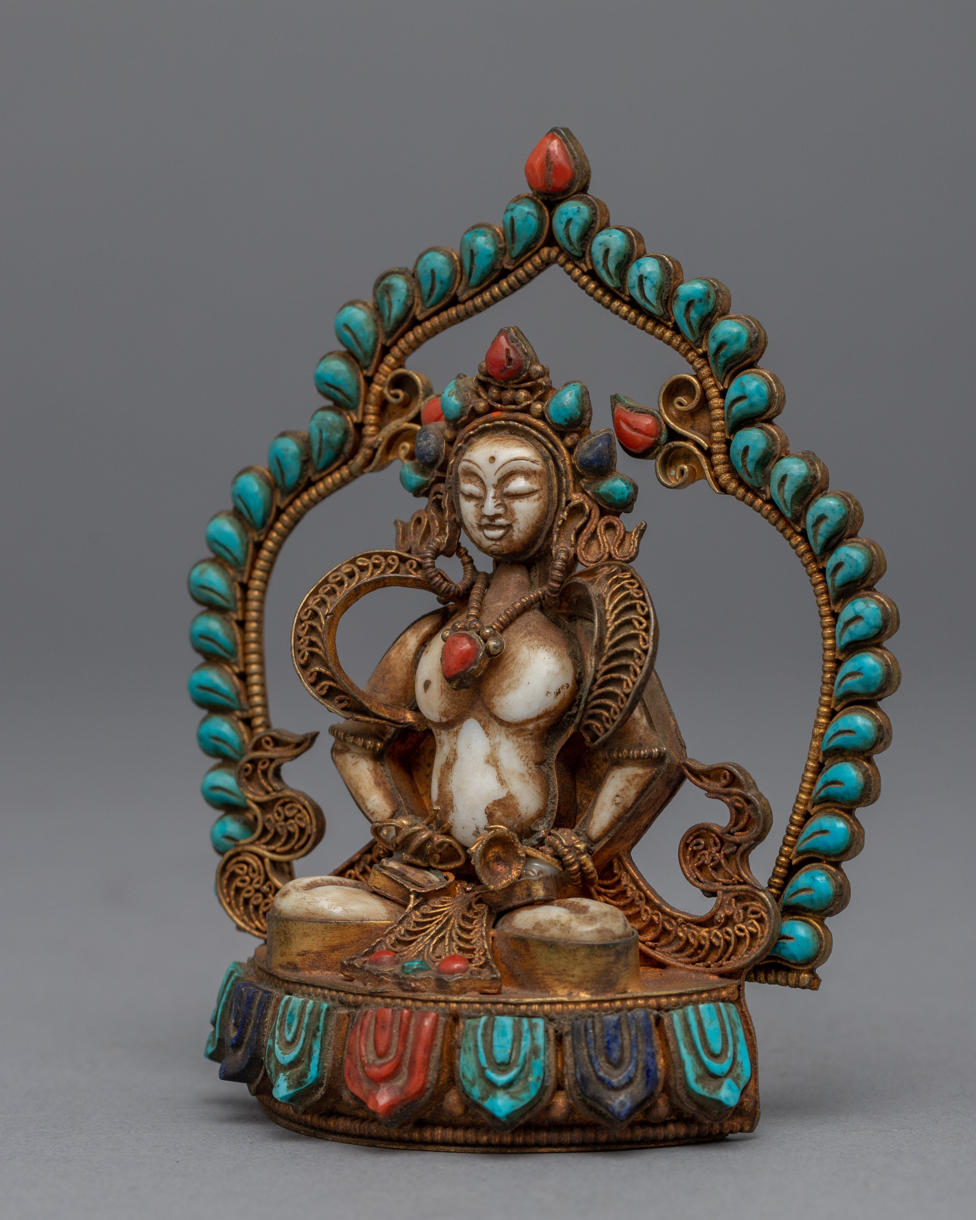 Statue To Chant Mantra Of Vajrasattva | Himalayan Traditional Artwork