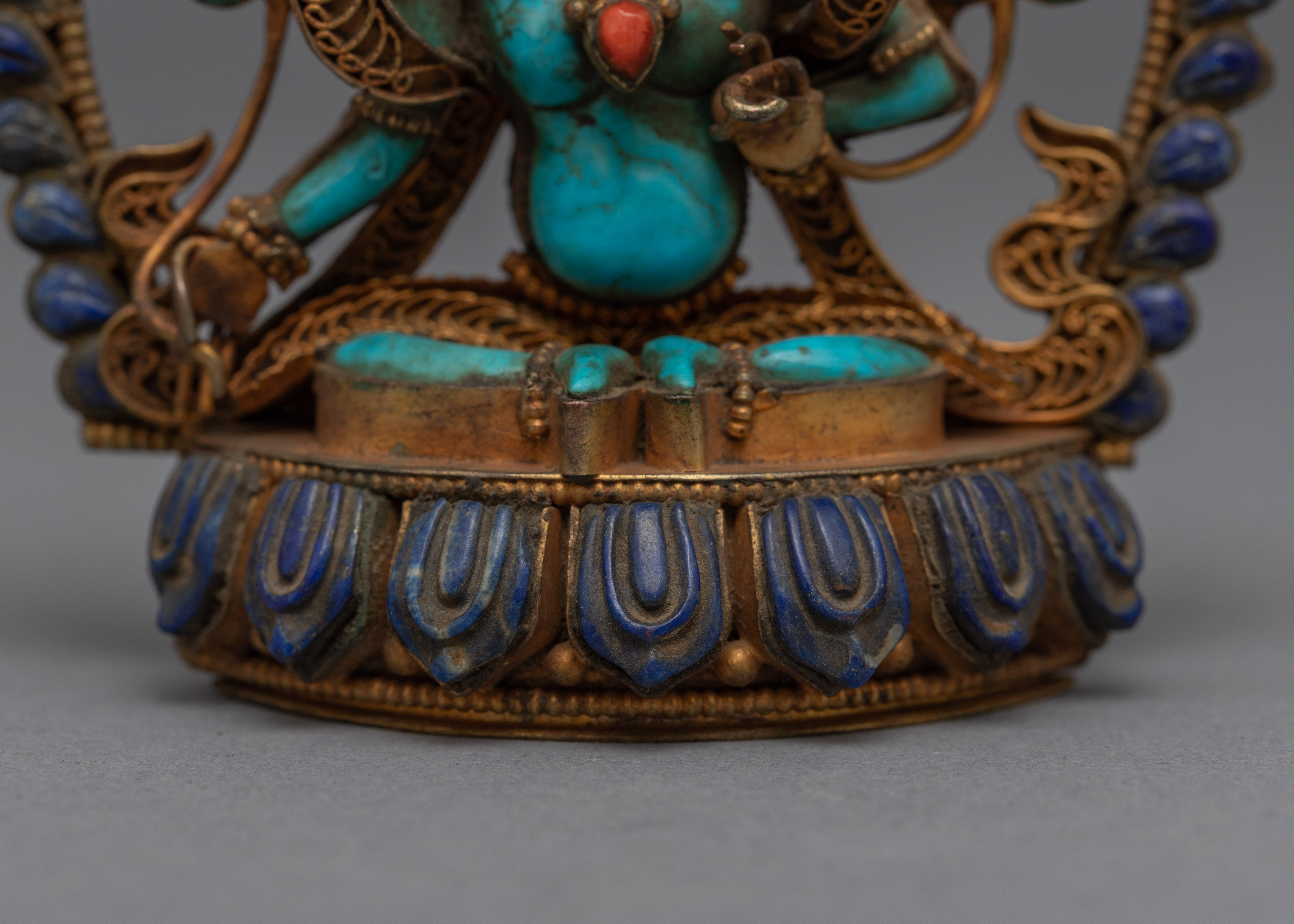 Green Tara Female Bodhisattva Statue | Himalayan Traditional Buddhist Statue