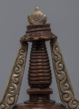 Copper Buddhist Stupa | Home Decor Stupa
