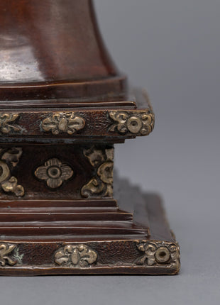 Copper Buddhist Stupa | Home Decor Stupa