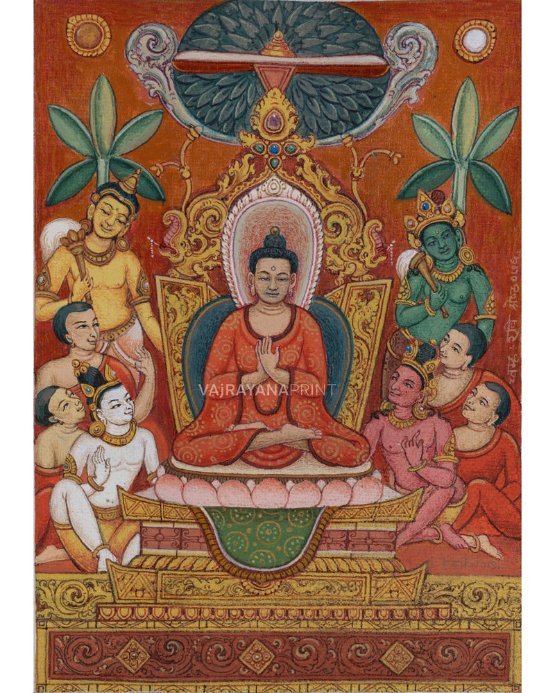 Stories About The Buddha On a Giclee Print
