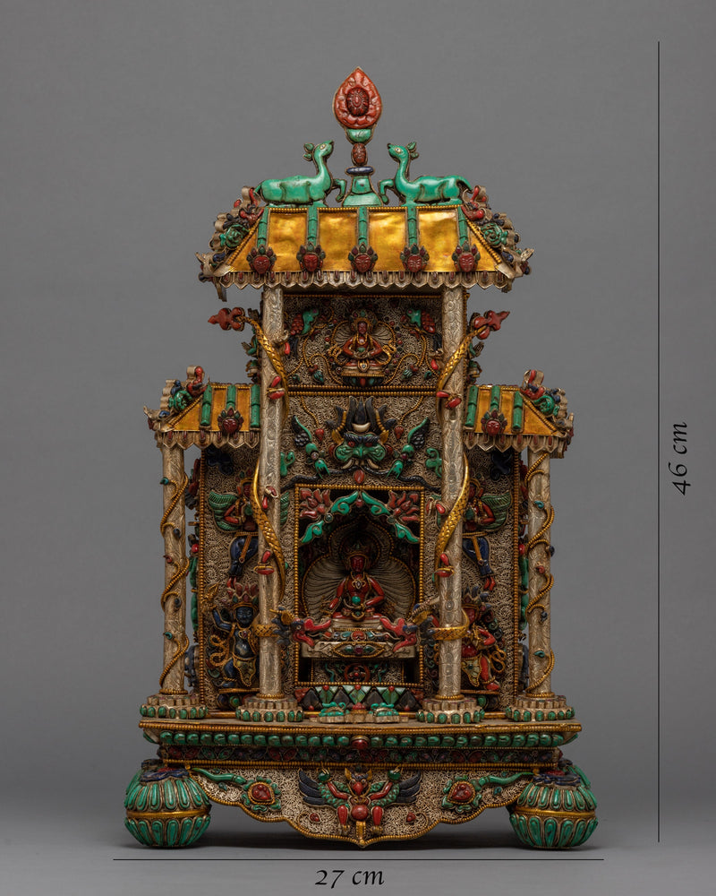 The Prayer Box"Ghau" | 24K Gold Plated
