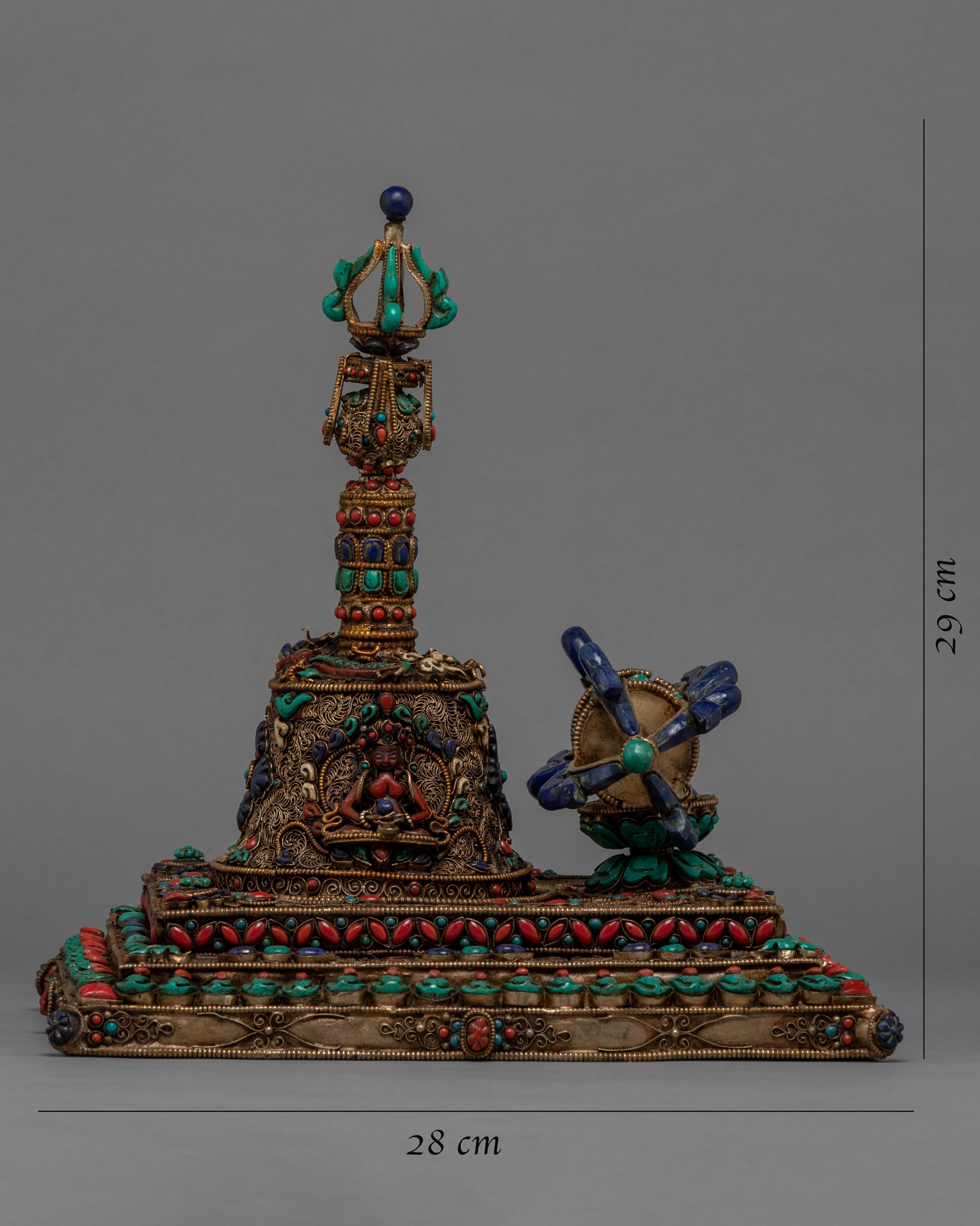Buddhist Bell and Vajra | 24K Gold Plated