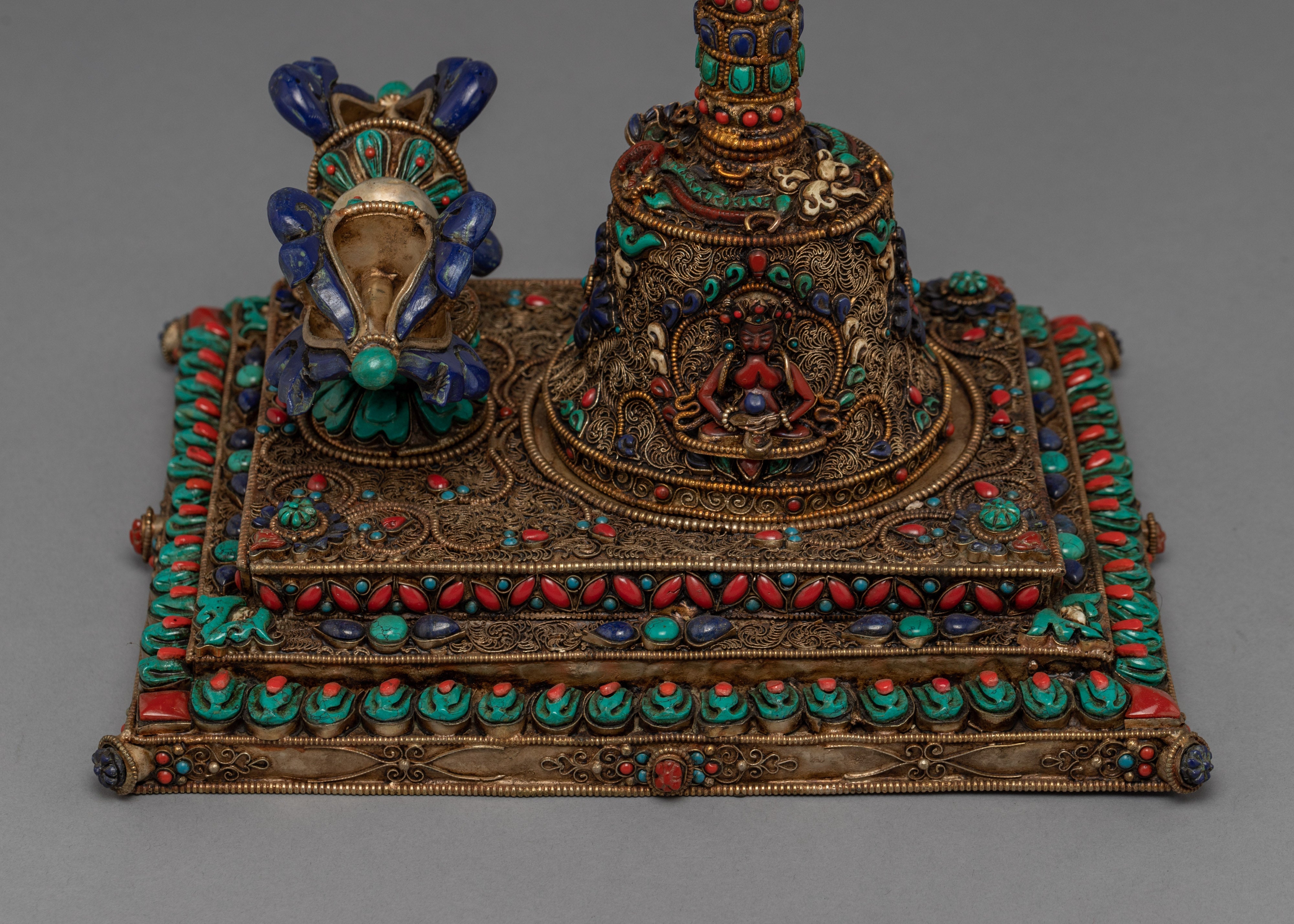 Buddhist Bell and Vajra | 24K Gold Plated
