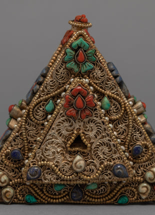 Buddhist Phurba | 24K Gold Plated