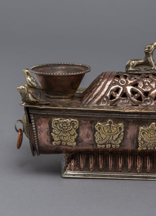 Prayer Wheel Incense Burner | Himalayan Art Work