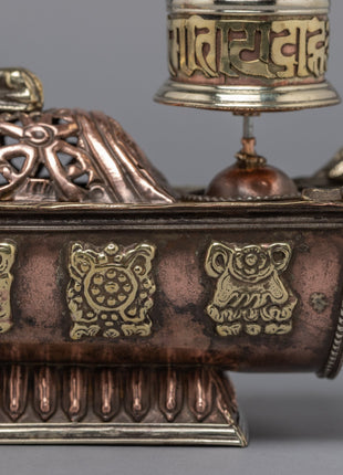 Prayer Wheel Incense Burner | Himalayan Art Work