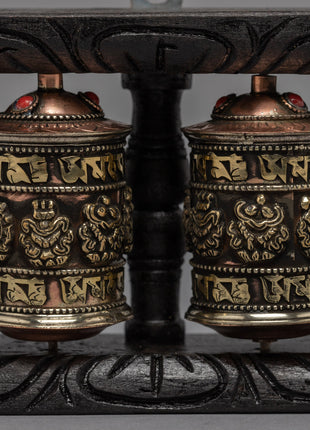2-in-1 Prayer Wheel | Wall Mount Wheel