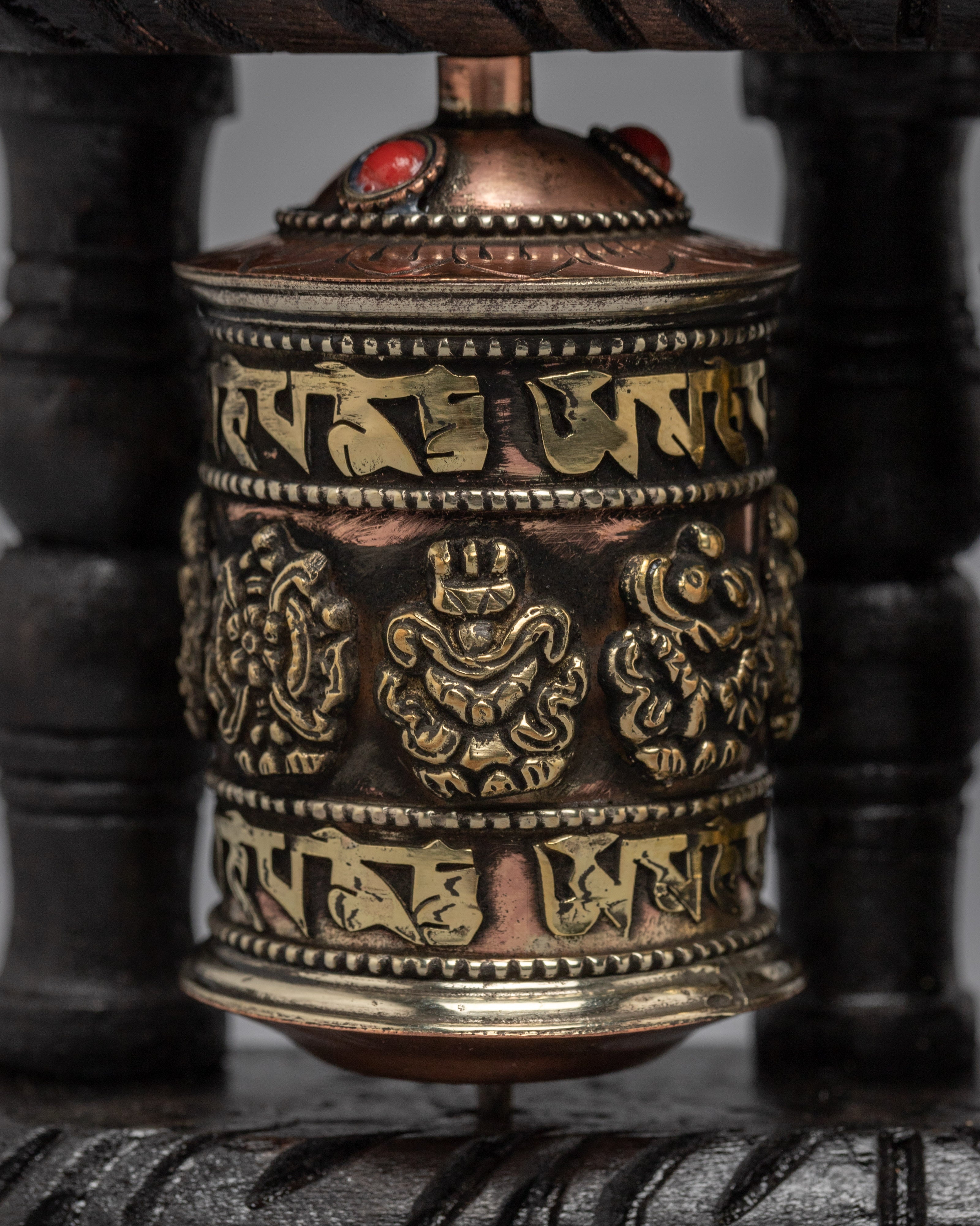 2-in-1 Prayer Wheel | Wall Mount Wheel