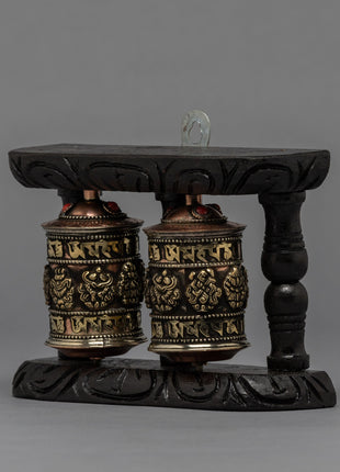 2-in-1 Prayer Wheel | Wall Mount Wheel