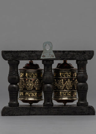 2-in-1 Prayer Wheel | Wall Mount Wheel
