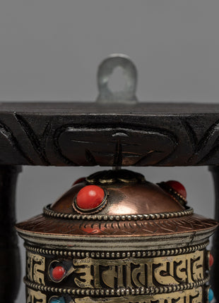 Decorative Prayer Wheel | Buddhist Shrine
