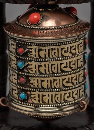 Decorative Prayer Wheel | Buddhist Shrine