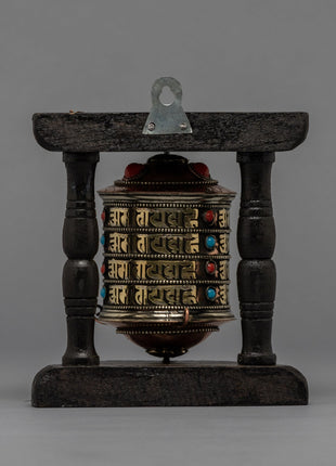 Decorative Prayer Wheel | Buddhist Shrine