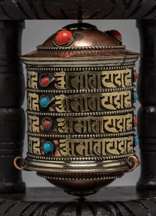 Decorative Prayer Wheel | Buddhist Shrine