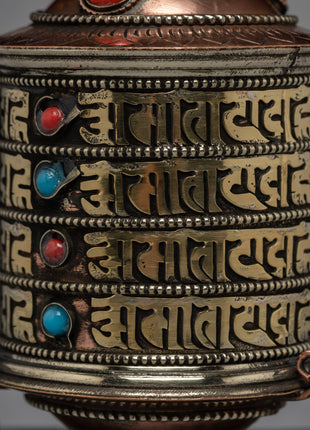 Decorative Prayer Wheel | Buddhist Shrine