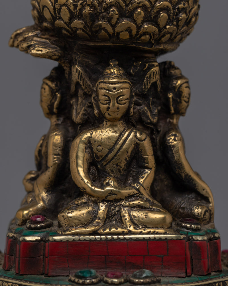 Brass Buddha Stupa | Home Decorative Item