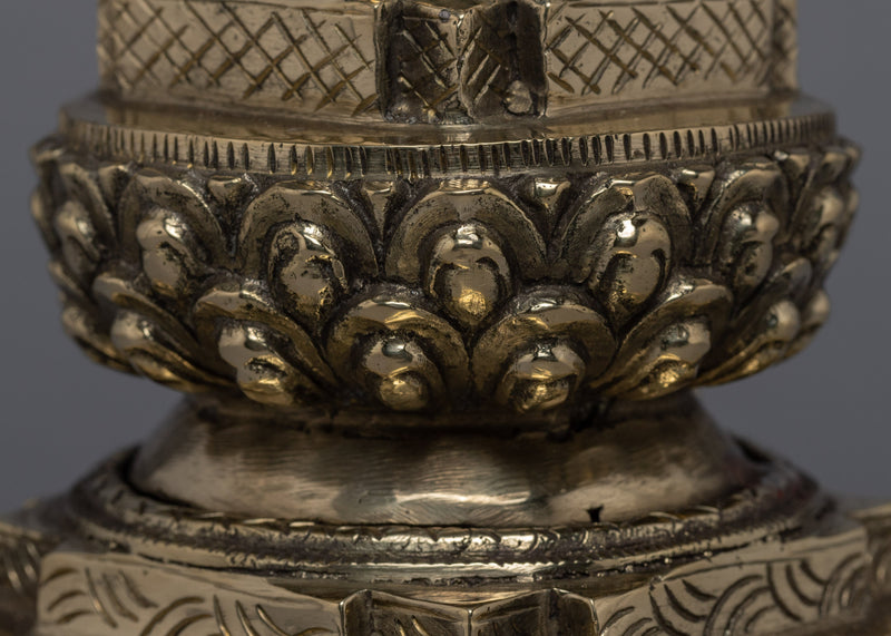 Brass Stupa | Home Decor