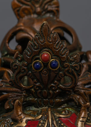 White Tara Mask | Wall Hanging