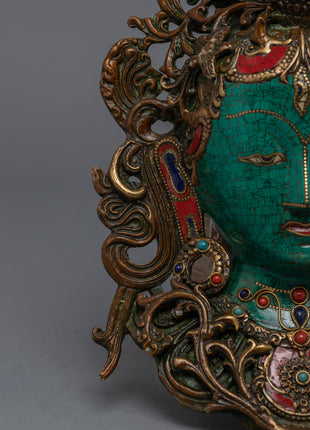 White Tara Mask | Wall Hanging
